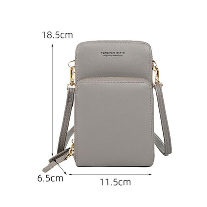 Multifunctional Touch Screen Phone Bag - Light Blue