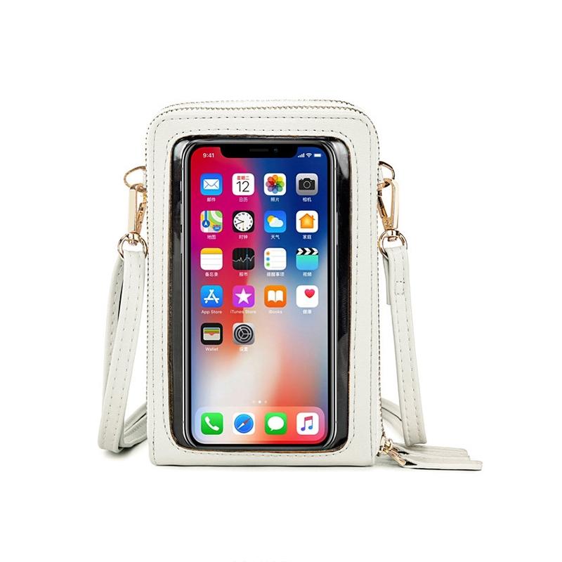 Multifunctional Touch Screen Phone Bag - Light Blue
