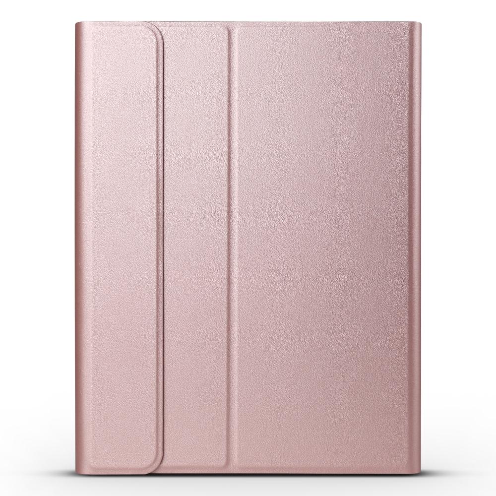 Bluetooth Keyboard & Leather Tablet Case For Ipad Pro 11 Detachable Brushed Texture Horizontal Flip Holder - Gold
