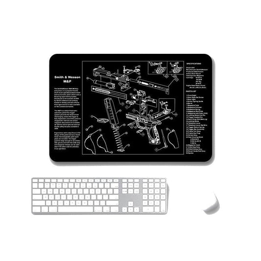 2 Pack Non Slip Gaming Mouse Pad 3Mm Thick - Sps-Smithwessomm&P