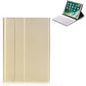 Ultra-Thin Bluetooth Keyboard Leather Case For Ipad Air / Pro 10.5 With Holder - Gold