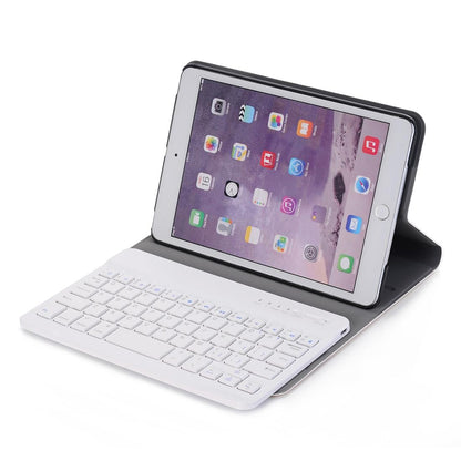 Universal Ultra-Thin Tablet Case With Bluetooth Keyboard For Ipad Mini 3 / 2 / 1 - Horizontal Flip Design - Gold