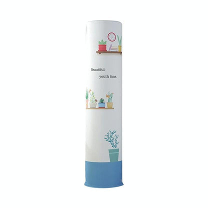 185 x 40 Cm Elastic Cloth Cabinet Air Conditioner Dust Cover - Monstera