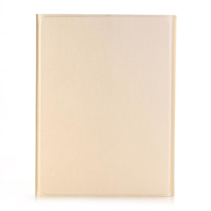 Universal Ultra-Thin Tablet Case With Bluetooth Keyboard For Ipad 4 / 3 / 2 - Horizontal Flip - Gold