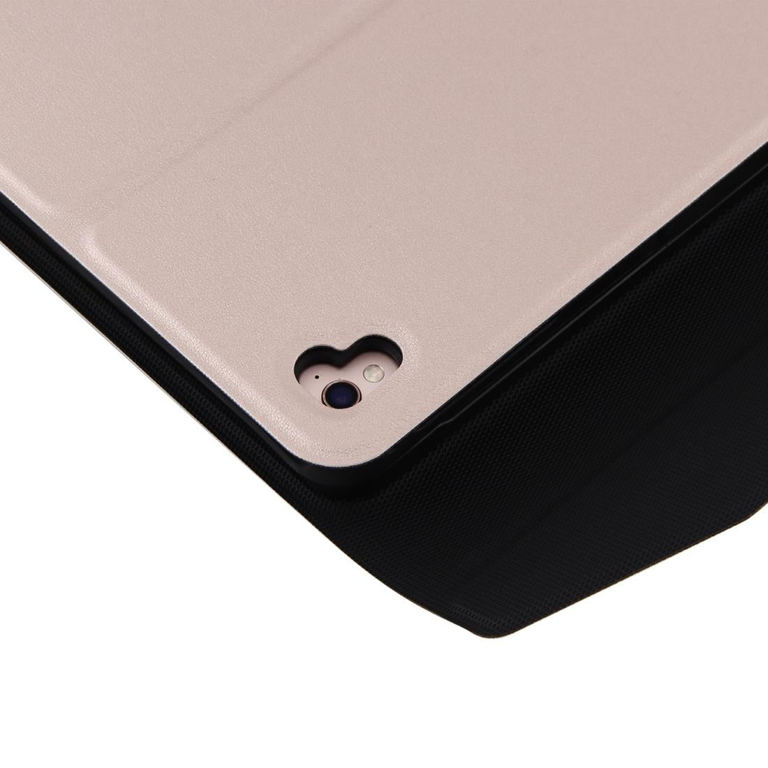Bluetooth Keyboard & Leather Tablet Case For Ipad Air / Pro 9.7 - Detachable Water Repellent Magnetic Sleep Function 3-Gear Angle Adjustment Pen Slot - Gold