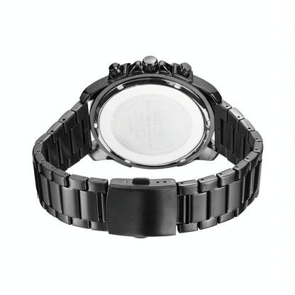 Stainless Steel Waterproof Quartz Watch - Fashionable Design - Wa6884J