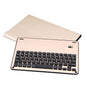 Aluminum Keyboard & Leather Tablet Case For Ipad Pro 10.5 / Air 2019 - Bluetooth Detachable Water Repellent - Gold