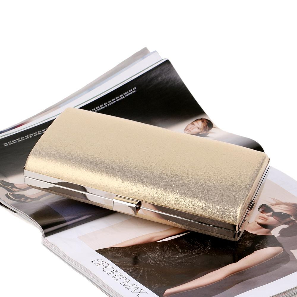Square Party Handbag For Women Elegant Crossbody Bag For Banquets And Events - Gold