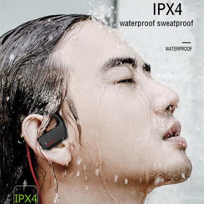 Wireless Sports Bluetooth Earphones - Binaural Hanging Type 5.0 - Gold