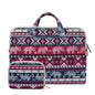13.3 Inch Simple Business Laptop Bag With Liner - Ls-116 - Canvas Small Elephant Red