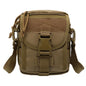 Army Style Oxford Cloth Crossbody Bag 17 X 15 X 8 Cm Shoulder Sling Hand Messenger Bag - Khaki