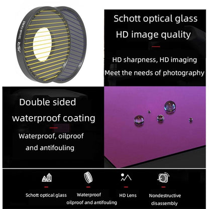Enhanced Streak Drawing Lens Filter for Dji Action 3 - Blue