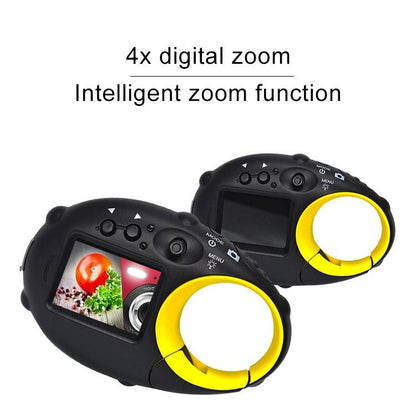 Mini Keychain Digital Camera for Kids - 5mp 1.5 Screen Gift - Blue