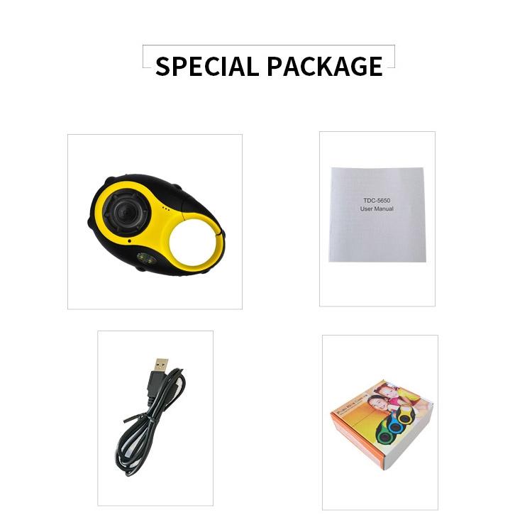 Mini Keychain Digital Camera for Kids - 5mp 1.5 Screen Gift - Blue