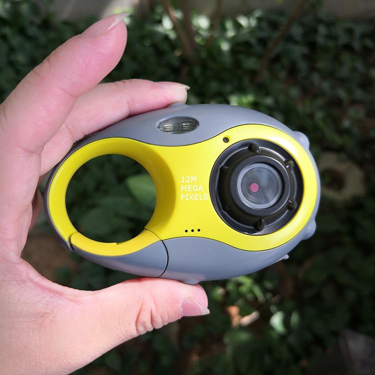 Mini Keychain Digital Camera for Kids - 5mp 1.5 Screen Gift - Blue