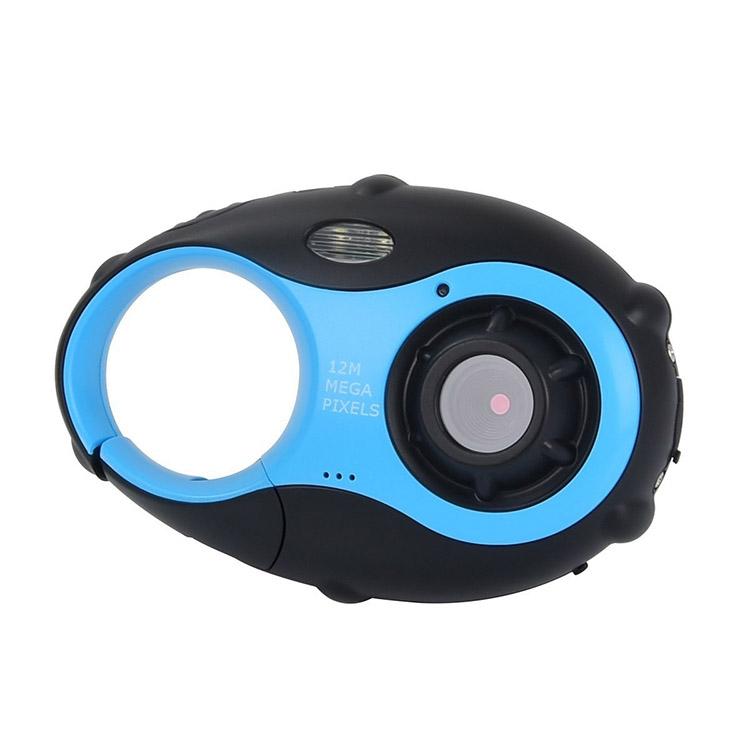 Mini Keychain Digital Camera for Kids - 5mp 1.5 Screen Gift - Blue
