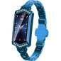 Smart Watch With Heart Rate Blood Oxygen And Sleep Monitoring - Ip67 Waterproof - Blue
