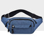 Waterproof Multi Pocket Chest Bag For Sports - Blue