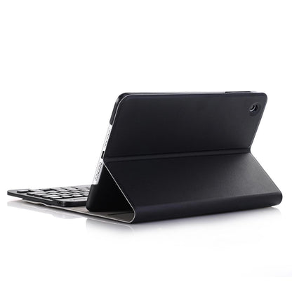 Universal Ultra-Thin Tablet Case With Bluetooth Keyboard For Ipad Mini 3 / 2 / 1 - Horizontal Flip Design - Blue