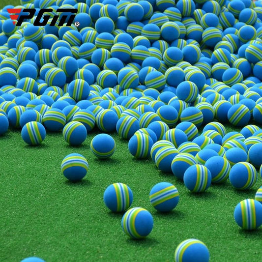 10-Pack Blue Sponge Golf Practice Balls For Indoor Use