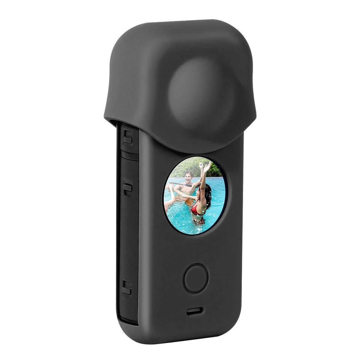 Full Body Dust Proof Silicone Protective Case for Insta360 one X2 - Blue