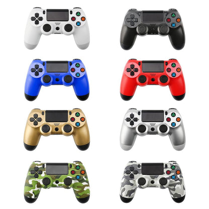 Ps4 Wired Gamepad with Snowflake Button Design - Blue