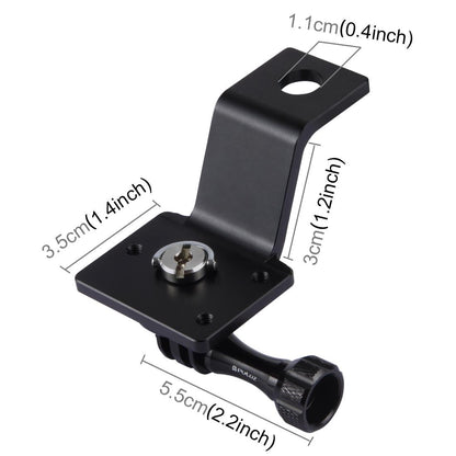 Universal Motorcycle Mount for Action Cameras - Blue
