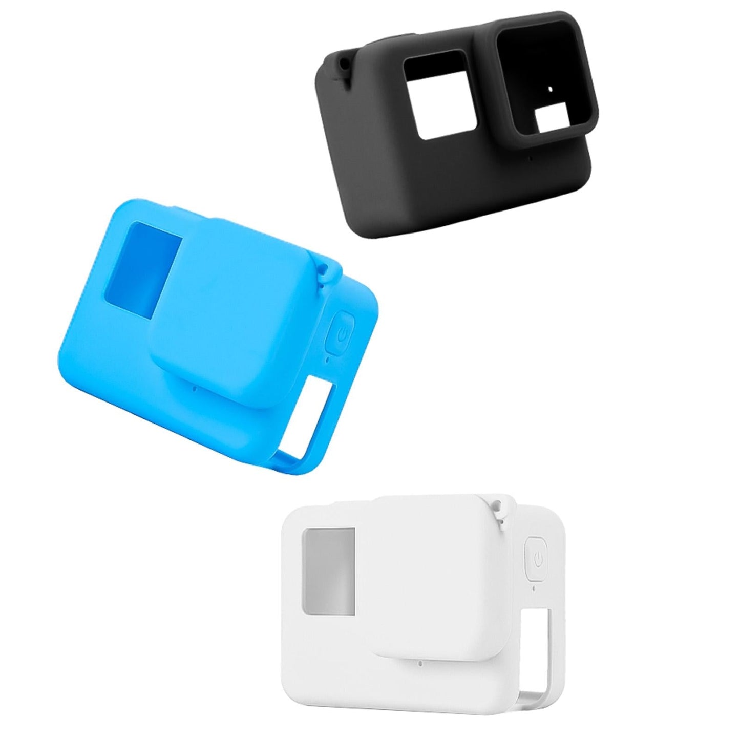 Silicone Protective Case with Lens Cap for Insta360 Ace - Blue