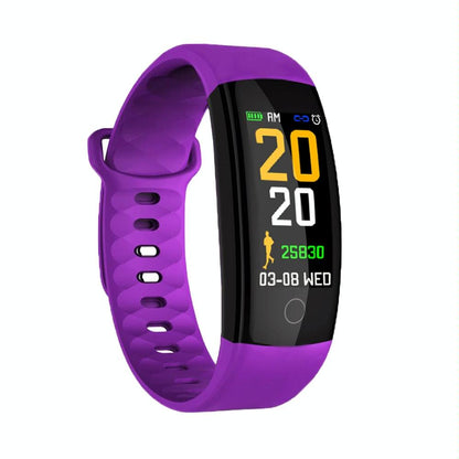 Waterproof Tft Smart Bracelet With Call / Heart / Sleep / Bp Monitoring And Sedentary Reminder - Blue