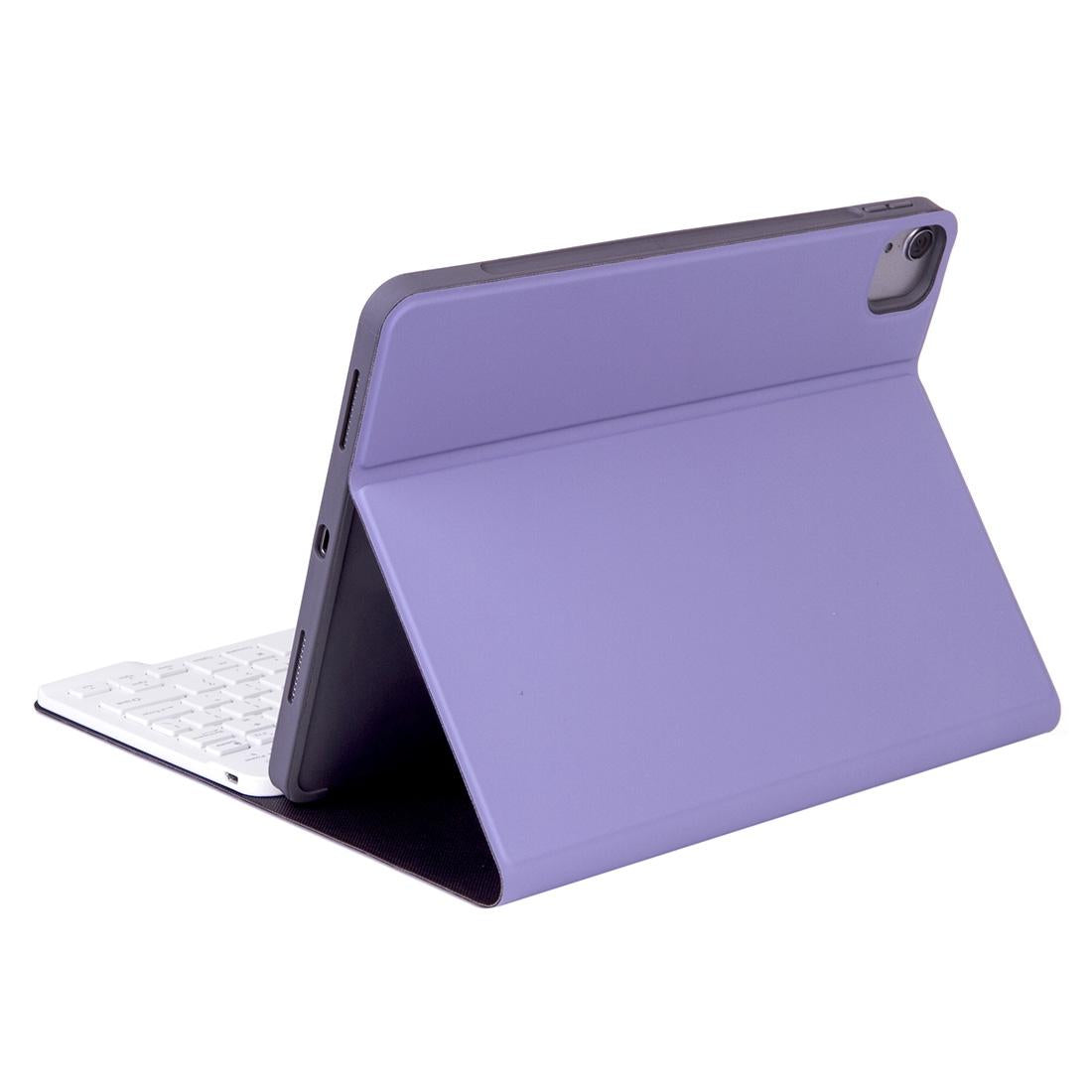 Detachable Bluetooth Keyboard Tablet Case For Ipad Pro 11 With Pen Slot - Plain Texture - Blue