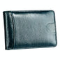 Leather Rfid Billfold Wallet - Mini Size - Blue