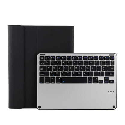 Bluetooth Keyboard & Tablet Case For Ipad Air / Pro 9.7 - Detachable Aluminum Alloy Imitation Cloth Sleep / Water Repellent - Blue