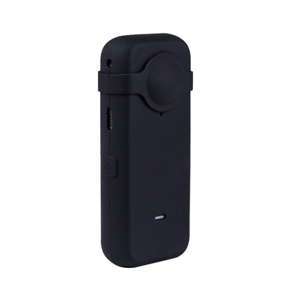 Silicone Case with Lens Cover for Insta360 one X2 - Full Body Dust Proof - Blue