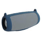 Portable Silicone Speaker Cover with Shoulder Strap & Carabiner for Jbl Charge 5 - Blue