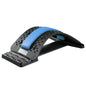 Back Pain Relief Device Lumbar Traction Stretcher - Black Blue