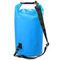 Waterproof Single Shoulder Bag Dry Sack 15L Capacity - Sky Blue