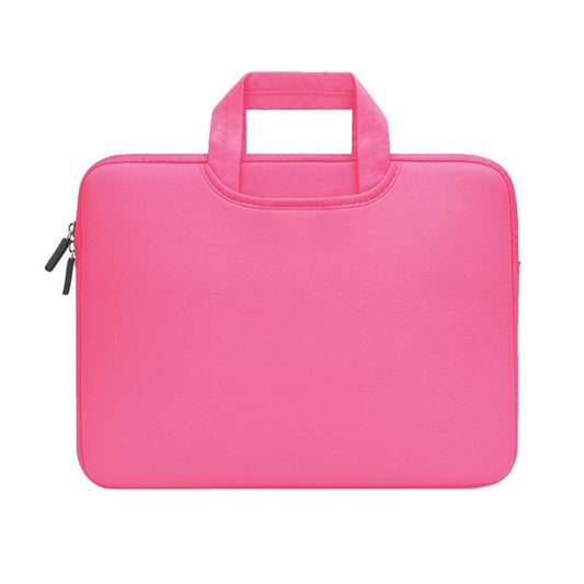 Portable Air Permeable Handheld Sleeve for 13.3 Laptops - 34x25.5x2.5cm - Magenta