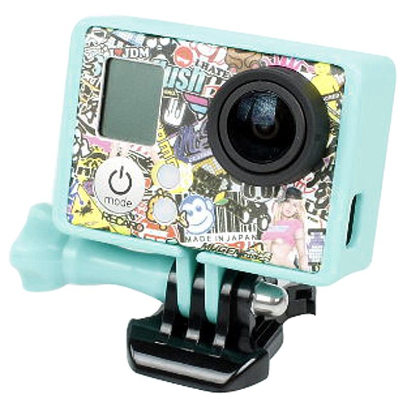 High Quality Tripod Mount For Gopro Hero4 / 3 / 3 - Magenta