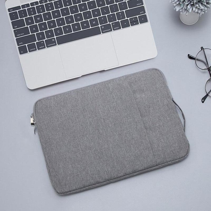 Universal Denim Laptop Case for 11.6 Notebooks - Portable and Stylish - Fits Macbook Air - 32.2x21.8x2cm - Purple