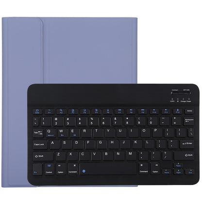 Bluetooth Tablet Case For Ipad Pro 11 With Detachable Microfiber Leather Pen Slot & Holder - Purple