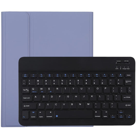 Bluetooth Tablet Case For Ipad Pro 11 With Detachable Microfiber Leather Pen Slot & Holder - Purple