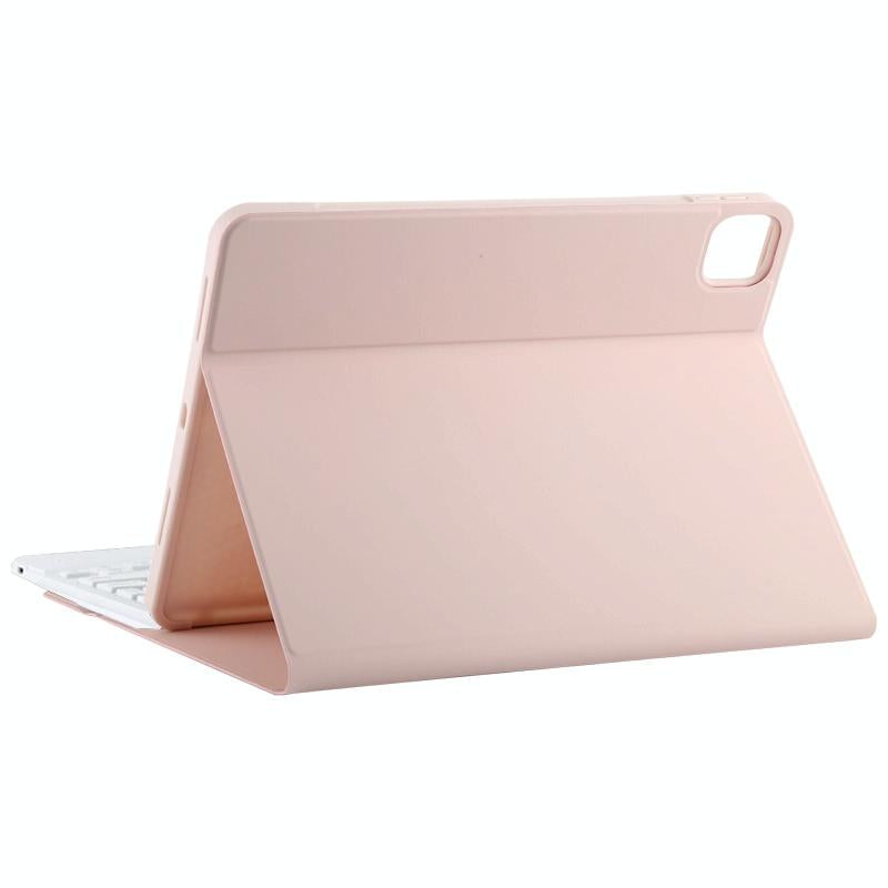Bluetooth Tablet Case For Ipad Pro 11 With Touchpad & Pen Slot - Detachable Microfiber Leather - Purple