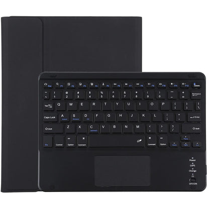 Bluetooth Keyboard & Tablet Case For Ipad 10.2 / Ipad Air 2019 - Detachable Touch Pad Pen Slot Holder - Microfiber Leather - Purple