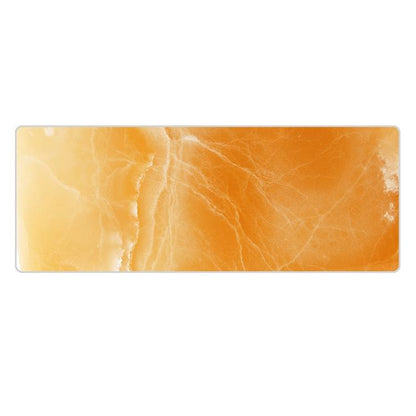 Sturdy Marbled Rubber Mouse Pad - Black Gold Marble