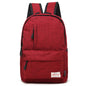 Multi-Function Canvas Laptop Backpack - Fits 15.6 Macbook Samsung Sony Dell Alienware Chuwi Asus Hp - 42X29X13Cm - Red