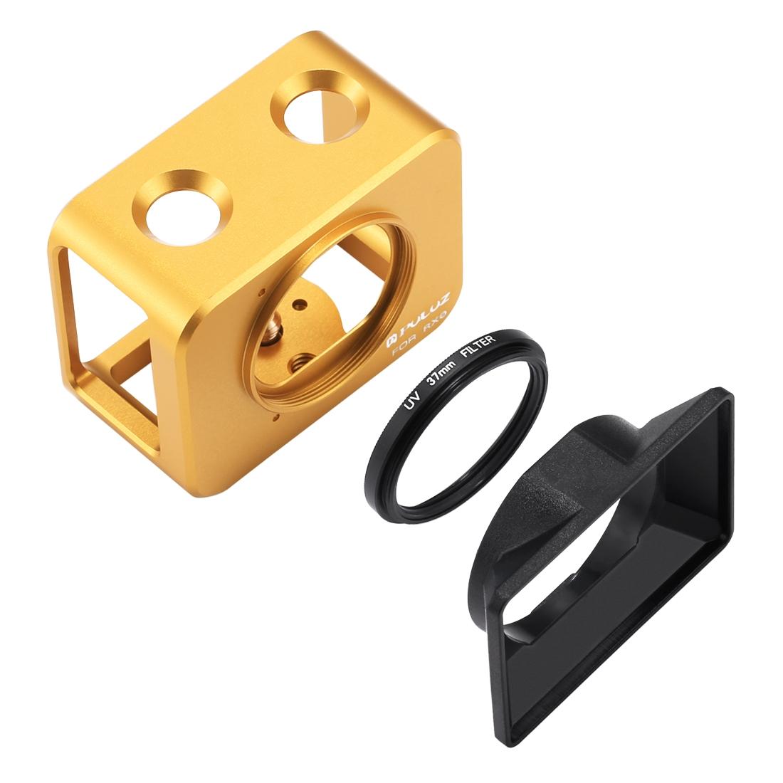 Sony Rx0 Protective Cage with 37mm Lens and Sunshade - Red
