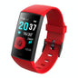 Waterproof Smart Bracelet With Step Heart And Sleep Monitoring - Ip67 - Red