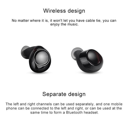 Wireless Tws Bluetooth V5.0 Earphones with Drawer Type S2 Design - Red