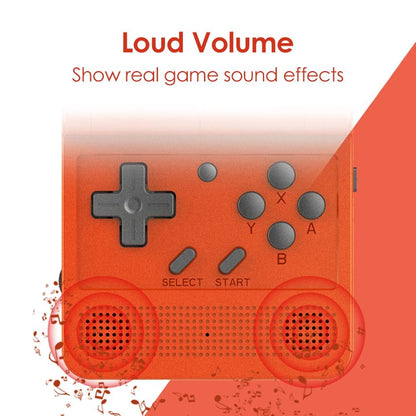 Retro Handheld Game Console With 3.0 Ips Screen And 16Gb Memory - V90 - Red