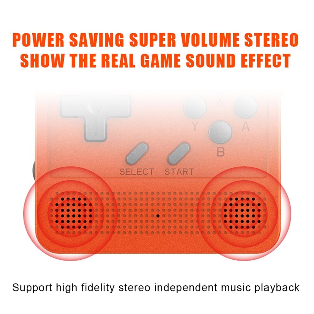 Retro Handheld Game Console With 3.0 Ips Screen And 16Gb Memory - V90 - Red